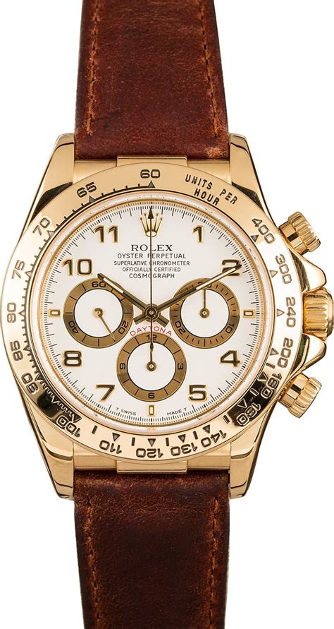 rolex daytona leather band.